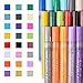 Paint Pens for Rocks Painting Acrylic Paint Markers Pens for Glass Painting, Ceramic, Wood, Metal, Easter Egg, DIY Craft Projects with Sun & Water Resistant Function, Set of 24 Colors