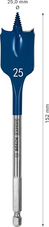 Bosch EXPERT Self Cut Speed Spade Drill Bit 25 mm 152 mm Softwood view 3