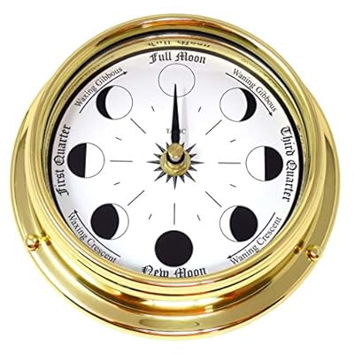 Tabic Solid Brass Moon Phase Clock 51Ho9TKLPhL