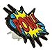 PinMart Boom Pow Trendy Action Comic Book Enamel Lapel Pin Set
