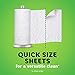 Bounty Quick-Size Paper Towels, 2 Family Rolls, White, Prime Pantry