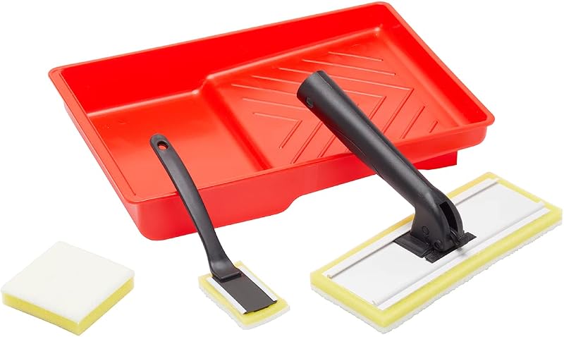 Fit For The Job 5pc Click System 7" Paint Pad Set - Emulsion Walls Ceilings