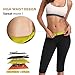 Bolkopess Women's Slimming Neoprene Sauna Pants for Weight Loss, Hot Sweat Waist Trainer Thermo Workout Capris Leggings Fat Burning Shorts Body Shaper
