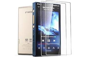 AudioPartner 9H Hardness Premium Scratch-Proof Anti-Fingerprint Screen Protector Tempered Glass Protective Film for FiiO M21 Music Player (2PCS)