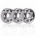 608 Hybrid Ceramic Ball Bearings for Fidget Spinner Toy (3 Pack, White Ball) by EAONE