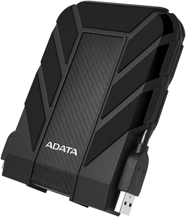 ADATA HD710 Pro 4TB Rugged External Hard Drive USB 3.1 IP68 Black