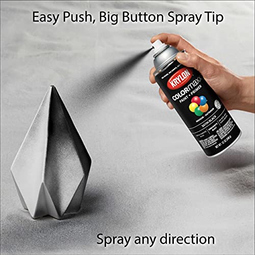 Krylon K05561007 COLORmaxx Spray Paint and Primer for Indoor/Outdoor