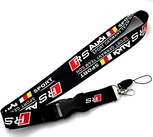 JDM AUDI Racing Drift Lanyard Neck Cell Phone Key Chain Strap Quick Release