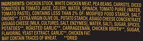 Campbell's Slow Kettle Style Tuscan-Style Chicken & White Bean Soup with White Meat Chicken, 15.5 oz. Tub (Pack of 8)