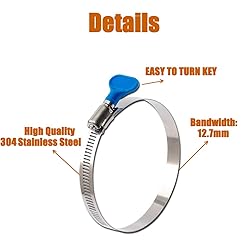 ISPINNER 4pcs 2.5 Inch Key-Type 304 Stainless Steel