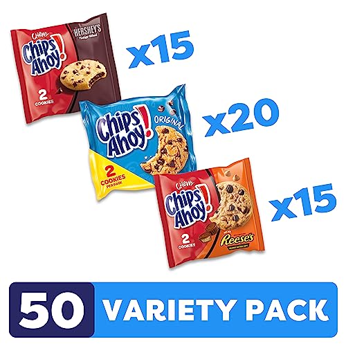 CHIPS AHOY! Cookie Variety Pack, Original Chocolate Chip, Chewy