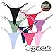 Bewild Brand® - 6-pack of Plain Cotton Thongs in Assorted Colors
