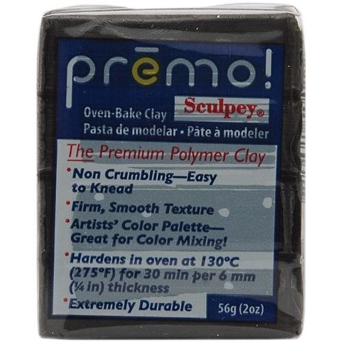 Premo Sculpey Polymer Clay 2oz-Black