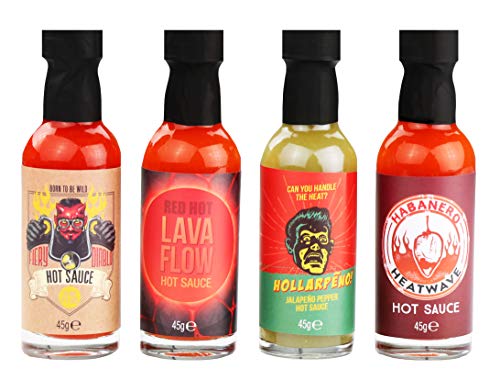 Modern Gourmet Foods, Foodtruck Hete Pepersaus Set met 4 Hete Saus Smaken - Afbeelding 3