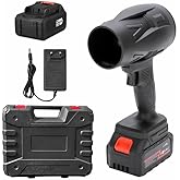 Electric Cordless Leaf Blower, Handheld Leaf Blower, Turbo Jet Wind Lightweight Leaf Blowers for Patio Cleaning, Lawn Care, Car Dryer Blowing Leaves and Dust, Tool Case Included