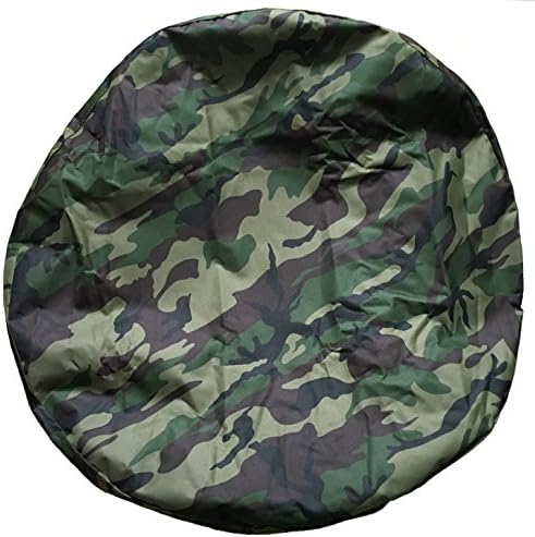 Aautohome GREEN Spare Tire Cover Universal Overdrive Fit For Jeep, Trailer, RV, SUV, Truck and Many Vehicle, Wheel diameter 26.75inch - 29.75inch, Tire Protector, Camouflage
