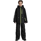 GSOU SNOW Snow Suit for Kids Ski Suit Boys Ski Jacket and Snow Bibs Set Waterproof Insulated Snowsuit Windproof for Kid Youth