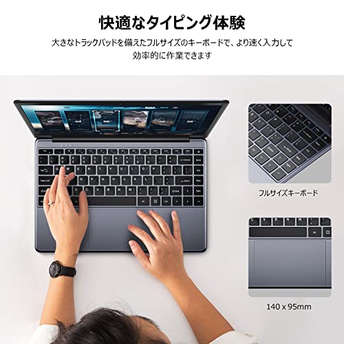 CHUWI HeroBook Pro 14.1'' Laptop, 256GB SSD 8GB RAM, Windows 11 Laptops, 2TB SSD Expand, Intel Celeron N4020(up to 2.8GHz), 2K FHD IPS Display, Ultra Slim, Mini-HDMI, 5G WiFi, USB3.0, Webcam,TF Card