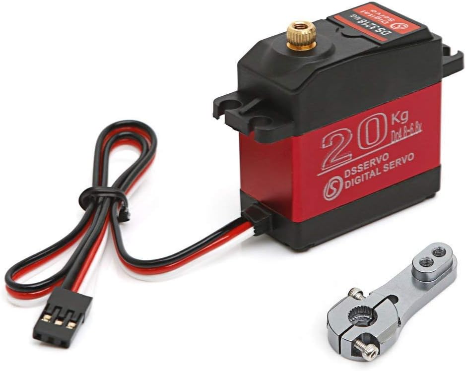 wuayi Motor, DS3218 270 Degree Digital RC Servo 20KG Torque Waterproof Metal RC Servo Motor