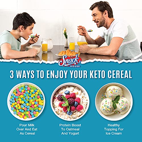 Keto Cereal by Snacks House, High Protein Low Carb Healthy Breakfast Food – Gluten & Grain Free Crunch – Paleo, Diabetic… - Image 4