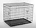 Black BestPet 48″ Pet Folding Dog Cat Crate Cage Kennel w/ABS Tray LCthumb 4