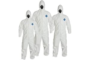Tyvek Family Suit Assortment in M, L, XL, White, Medium, Large, X-Large