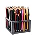 Falling in Art Scratch-resistant 96 holes Plastic Paint Brush Pen Holder Crate and Coloredpencil Organizer Stand(3 1/2 inches Tall)