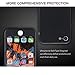 iPhone 8 Case,CANSHN 360 Full Body Protection Hard Slim Case Coated Non Slip Matte Surface with Tempered Glass Screen Protector for Apple iPhone 8 Only (4.7-inch) - Black