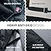 BarkinBuddy Back Seat Cover for Dogs - Car Dog Hammock for Back Seat - Full Doors Protection - Backseat Dog Cover for Car, SUV, Truck with 2 Headrest Covers, Collapsible Bowl, Dog Seat Belt
