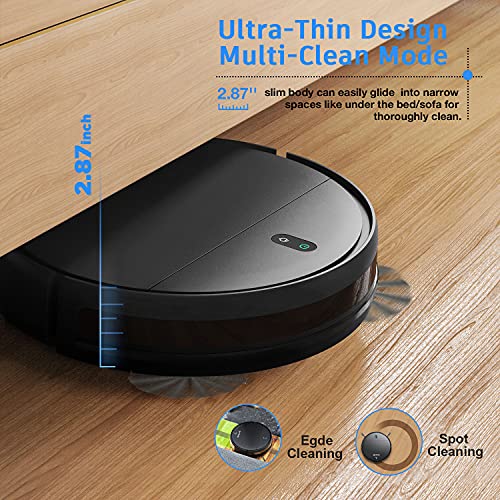 Robot Vacuum, Gttvo Life 2000Pa Upgrade Robotic Vacuum Cleaner with