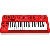 Behringer MS-1-RD 32-Key Analog Monophonic Synth w/32-Step Sequencer, Red