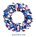 Christmas Ribbon for Crafts, Green and Red Ribbon for Gift Wrapping and Fall Swag. Holiday Fabric Ribbon for Wreaths. (20yd x 1.5