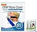 RespLabs CPAP Tubing Cover with Zipper - Universal 6 Foot Insulating Hose Wrap. for a Standard or Heated Tube Compatible with The ResMed S9, AirSense 10, Philips Respironics DreamStation 2 and More