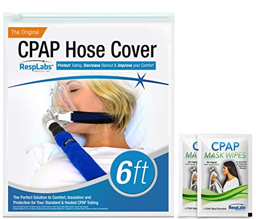 RespLabs CPAP Hose Cover - [6 Foot] Tube Wrap | Fleece Tubing Comfort with Zipper