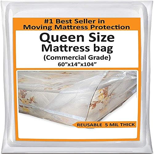 Mattress Bags for Moving Queen Mattress Storage Bag 5 Mil HeavyDuty