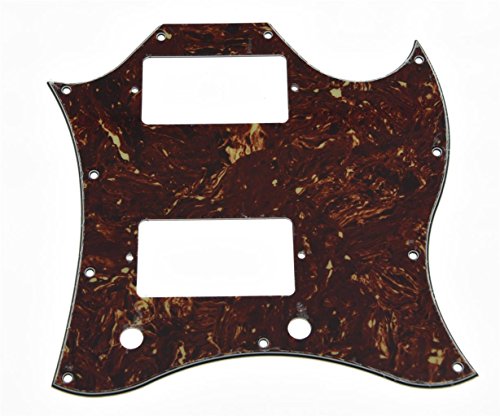 KAISH American Standard SG Guitar Full Face Pickguard fits USA Gibson SG Special Guitar Vintage Tortoise