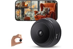 Smilephil Hidden Camera - Spy Cameras - Nanny Cam - WiFi Wireless Cam - 1080P HD Small Camera with Motion Detection and Night Vision，Security Cameras for Home/Office/Baby Monitoring-A9