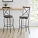 Cheyenne Products Set of 2 Oil Rubbed Bronze Adjustable Stools with Back Support, Tall Chairsthumb 1