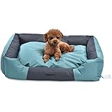 Amazon Basics Water-Resistant Pet Bed, Rectangular