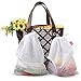 Avery Barn 10pc Floral Reusable Reinforced Grocery Shopping & Produce Bag Set
