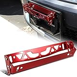 JDM Red Aluminum Front Or Rear Carbon Fiber Look Racing Tow Hook Anodized Kit
