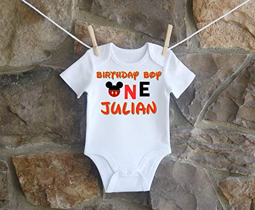 mickey mouse 1st birthday shirt boy