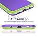 TILL S7 Edge Case, (TM) Ultra Slim 3 Color Hybrid Impact Anti-Slip Shockproof Soft TPU Hard PC Bumper Extra Front Raised Lip Case Cover Compatible for Samsung Galaxy S7 Edge G935 5.5INCH [Purple]
