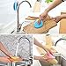 Silicone Sponge,Huitomo Food-Grade Silicone Non Stick Dishwashing Cleaning Brush Multipurpose Antibacterial Silicone Dishwashing Scrub Scrubber for Washing Pot, Pan, Fruit and Vegetable