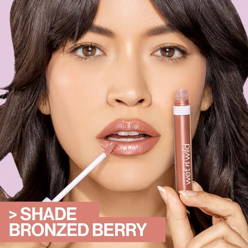 WET N WILD MEGASLICKS LIP GLOSS, ULTRA-GLOSSY, VITAMIN-E ENRICHED, ULTRA-GLOSS HIGH SHINE MOISTURIZING, CRUELTY-FREE & VEGAN – LOWKEY PINK