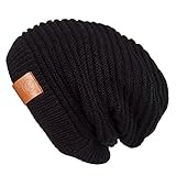 LETHMIK Functional Slouchy Beanie Unisex Skully Hat Warm Infinity Scarf in 3 Colors
