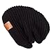 LETHMIK Functional Slouchy Beanie Unisex Skully Hat Warm Infinity Scarf in 3 Colors