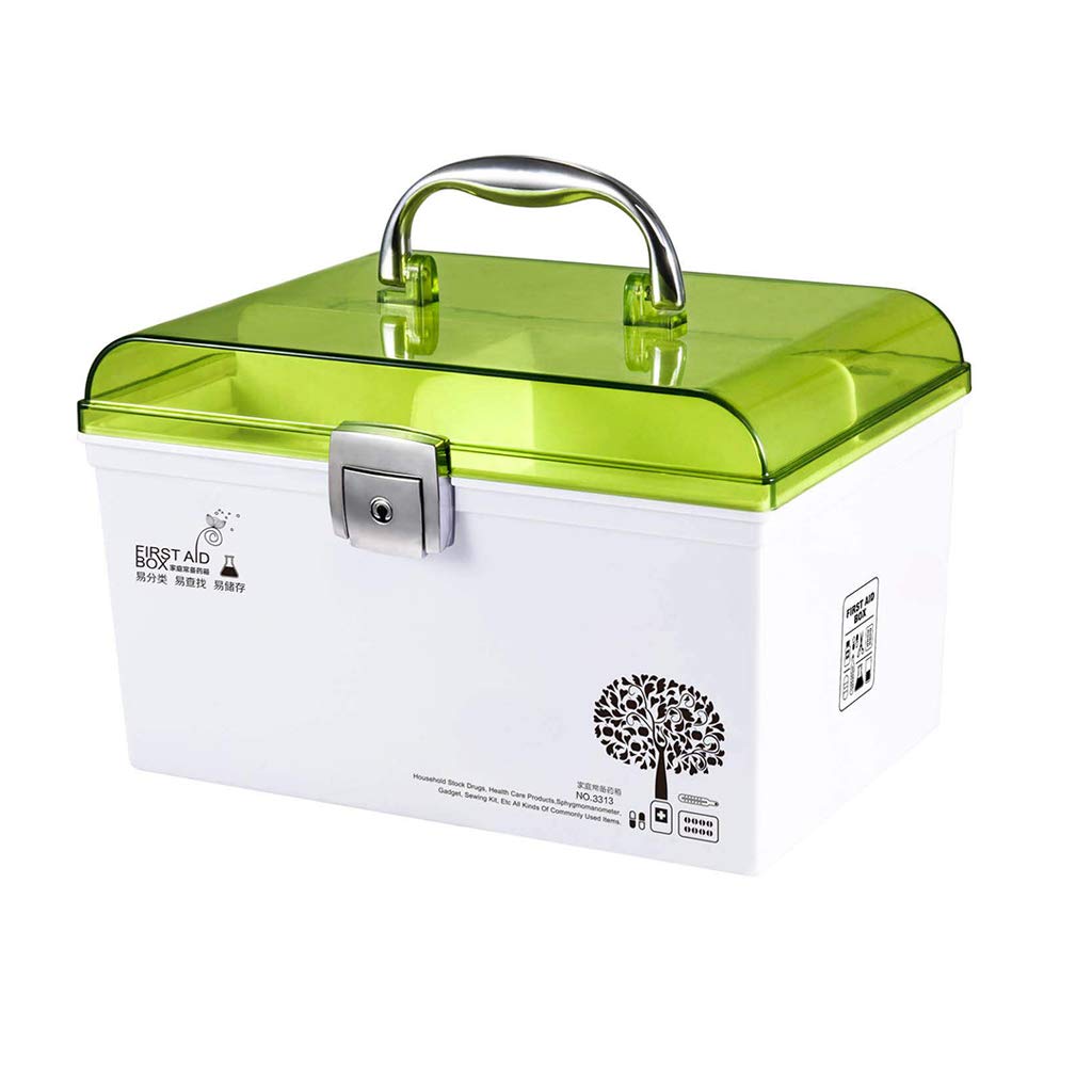 JWD AbschließBarer Medikamentenbox-Organizer Kleine ...