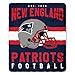 Northwest NFL New England Patriots Unisex-Adult Fleece Throw Blanket, 50