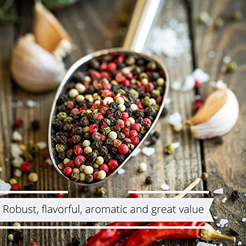 Premium Whole Peppercorn Medley by Its Delish, 1 lb Bulk Bag, Whole